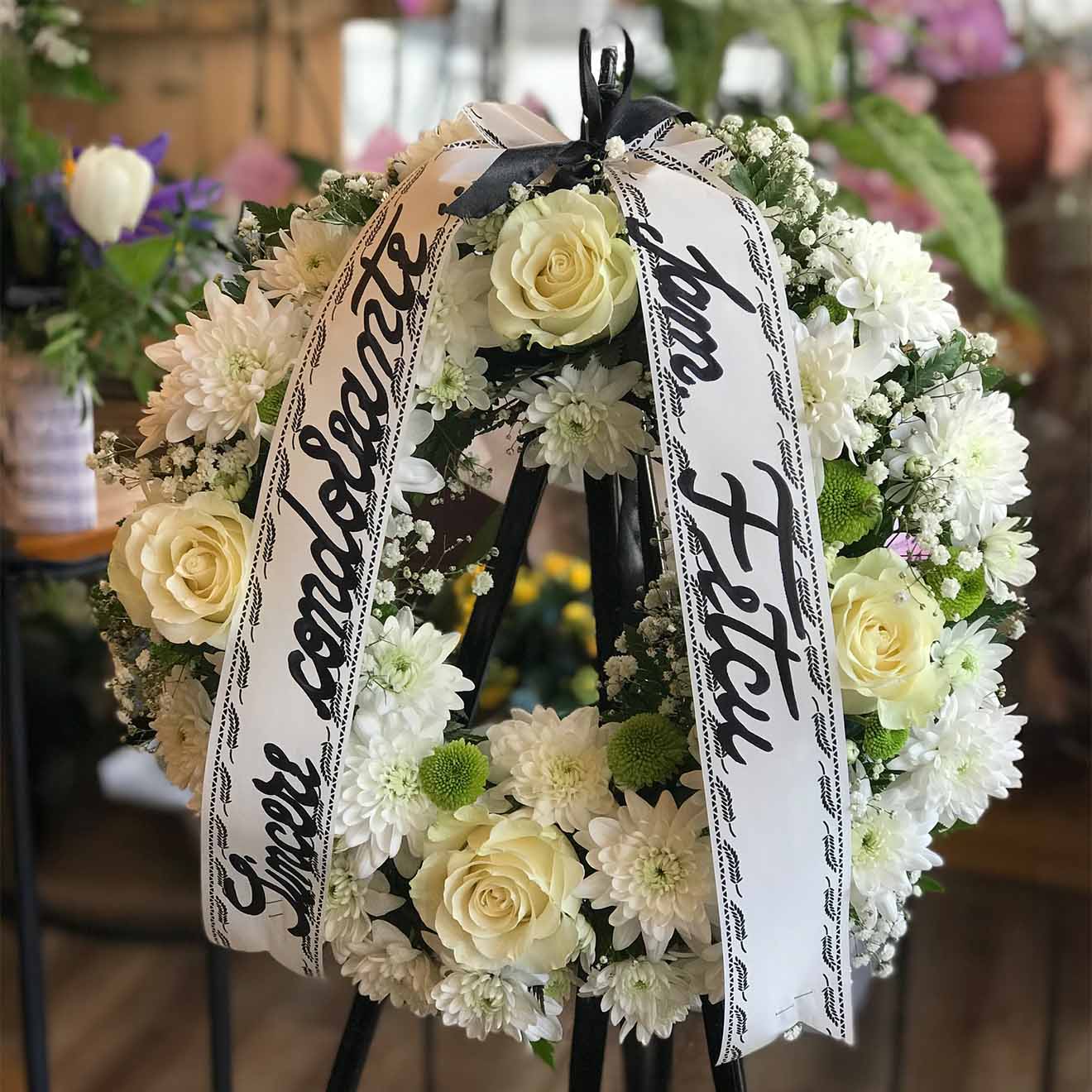Coroană funerară Răgaz de Adio