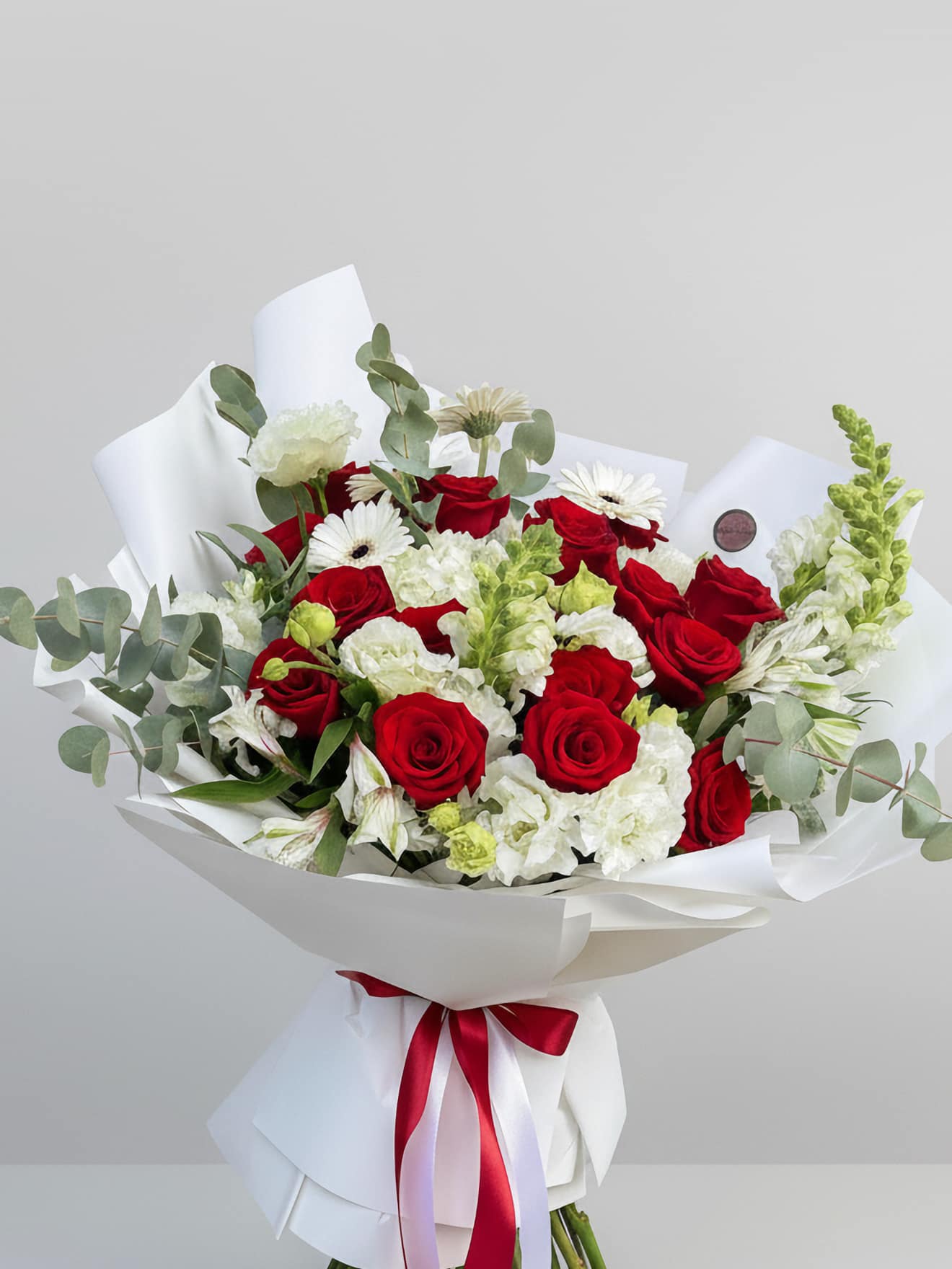 Buchet Happy Red White