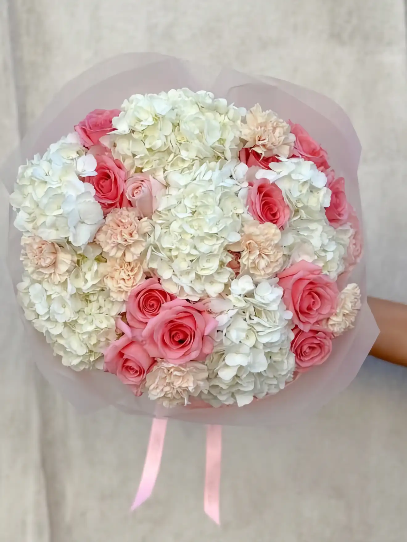 A Perfect Cloud of Pink and White