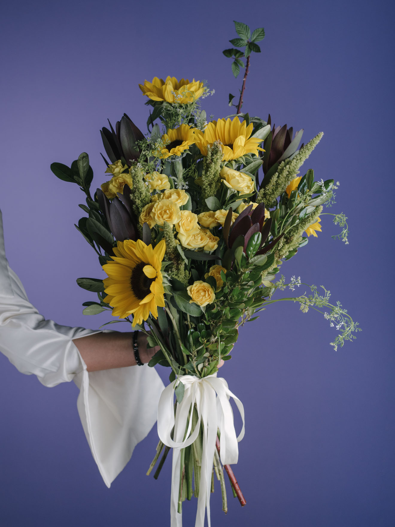 Buchet cu floarea soarelui „Dor de vară”