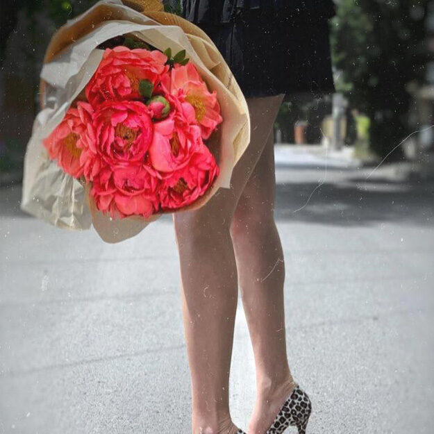 Charme des Fleurs flower shop logo