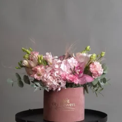Aranjament Floral in Cutie "Pastel Dreams"