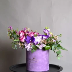 Aranjament Floral in Cutie "Purple Dream"