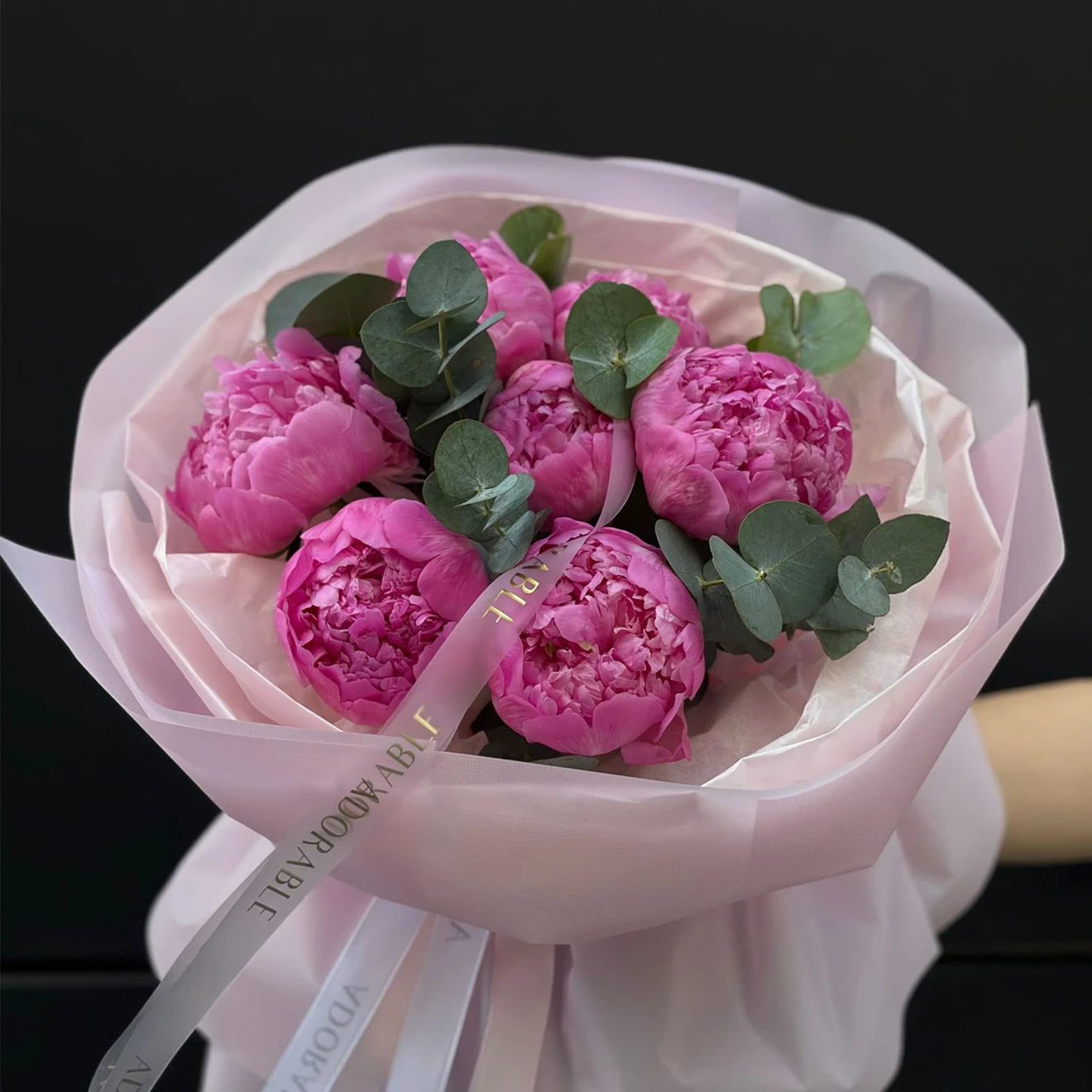 Cherry velvet peonies