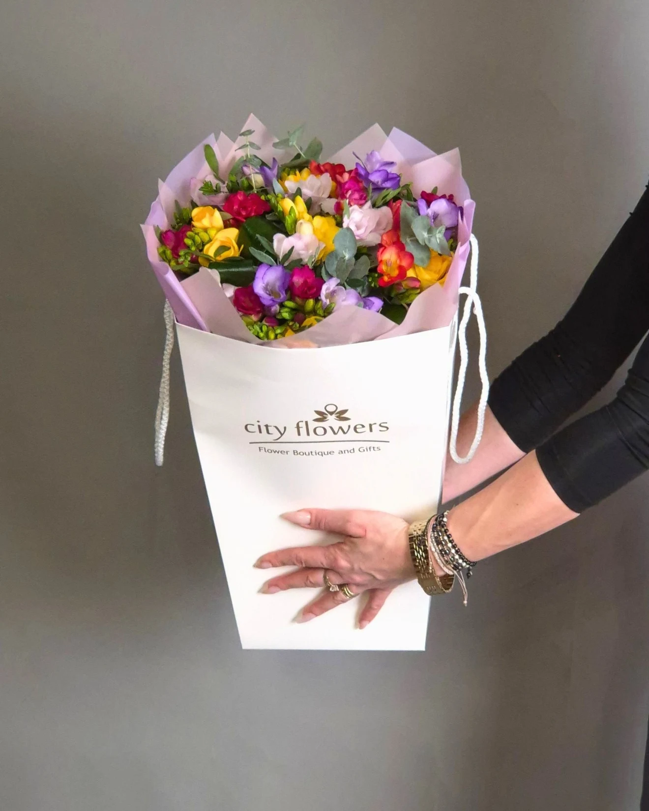 City Flowers Bag 25 frezii multicolore