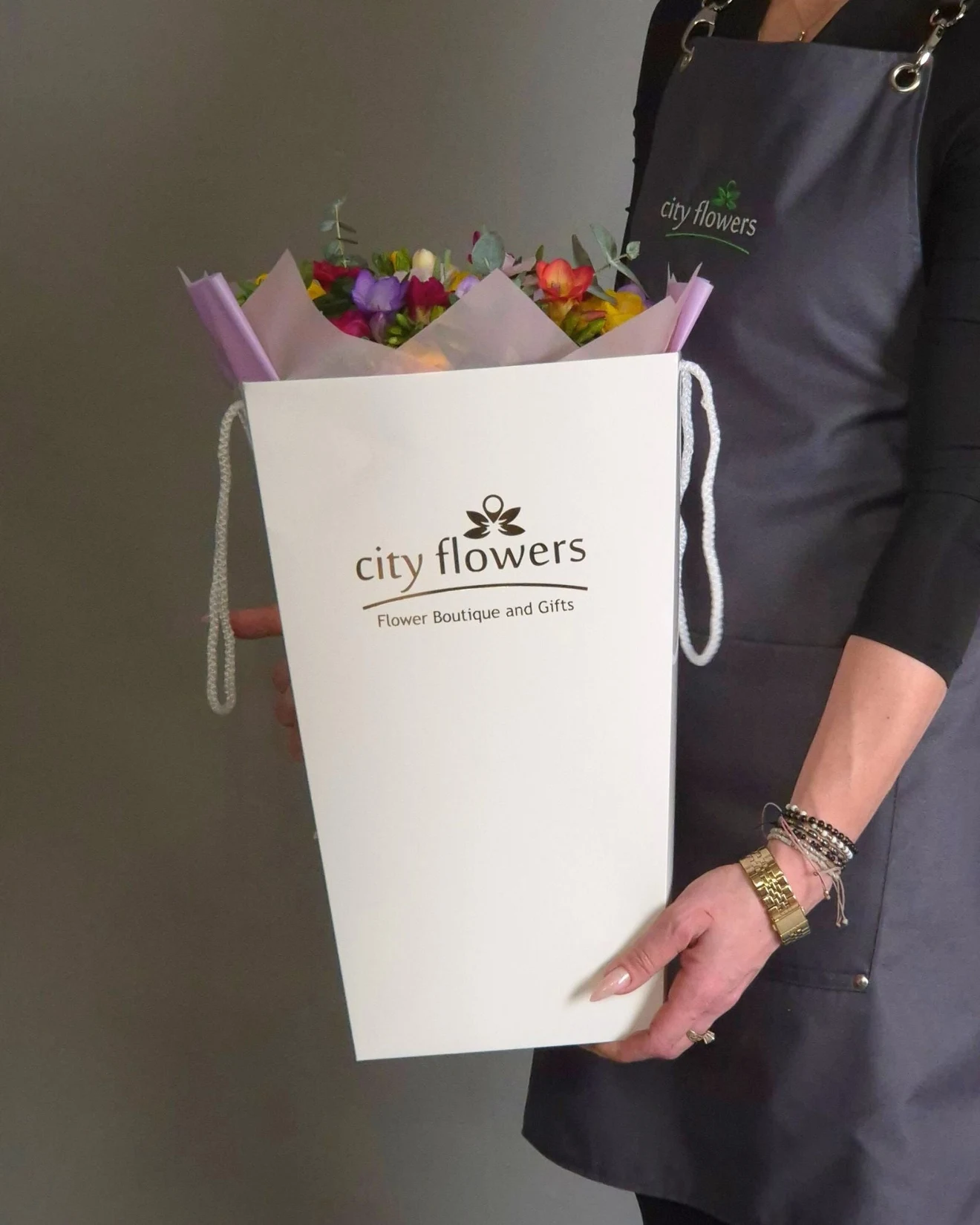 City Flowers Bag 25 frezii multicolore