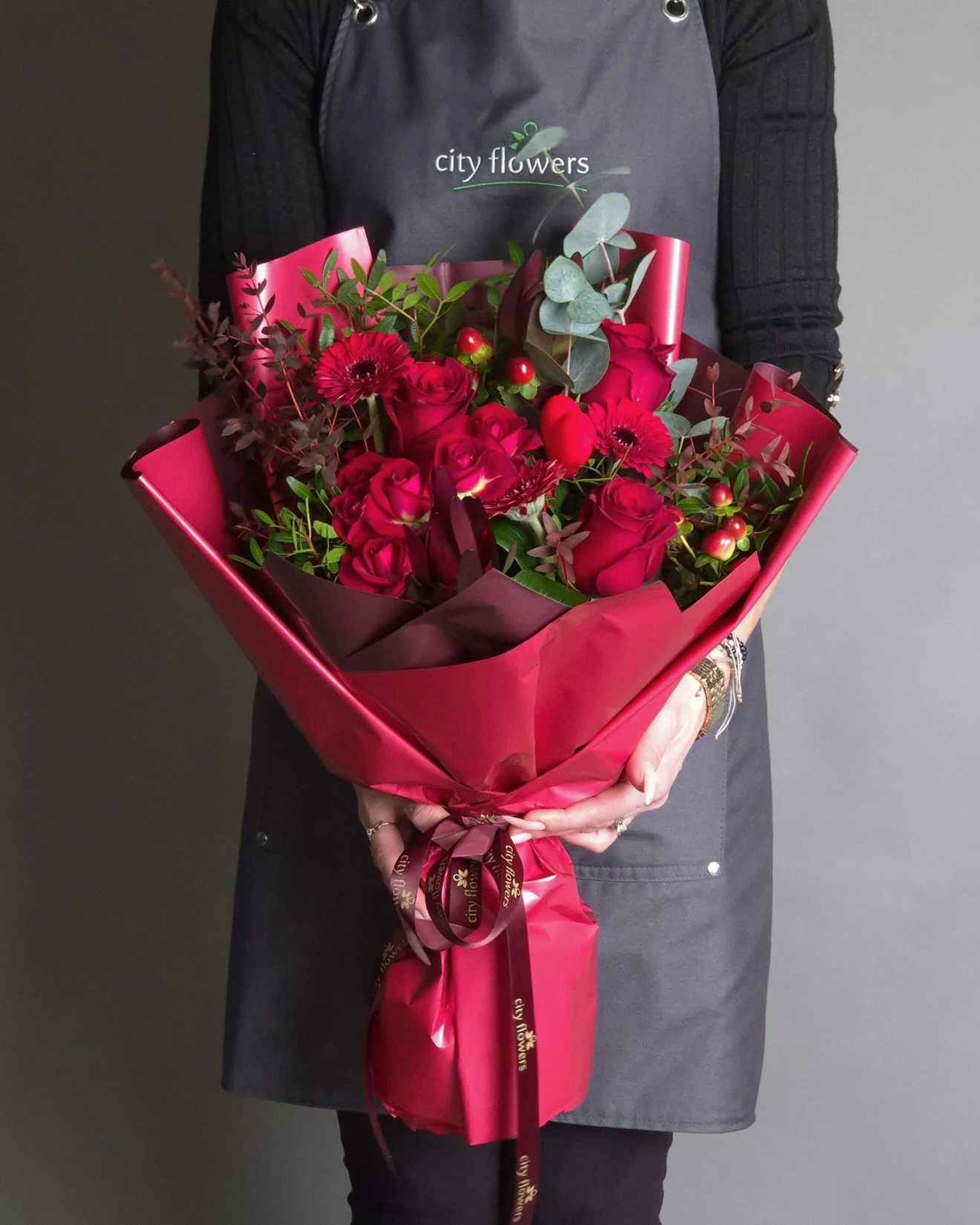 Pachet "Sweet Passion" - Buchet si praline