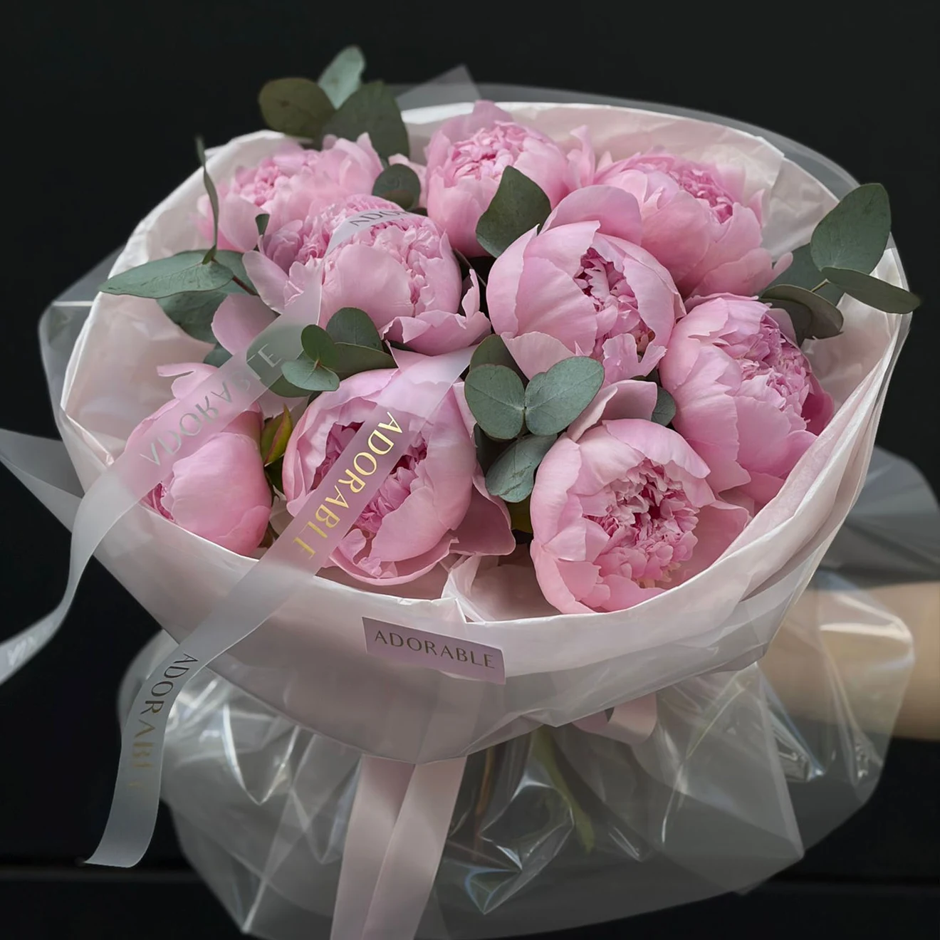 Powdery pink peonies